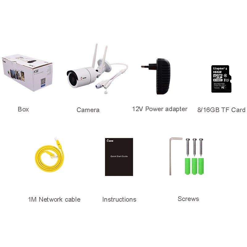 Миниатюрная IP камера Keeper 1080P с Wi Fi Водонепроницаемая беспроводная цилиндрическая