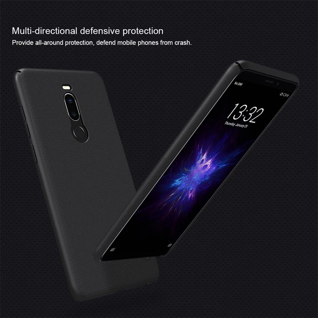 Для Meizu Note 8 чехол Nillkin матовый защитный жесткий чехол на заднюю панель матовый чехол для Meizu Note 8 бампер Подарочный держатель
