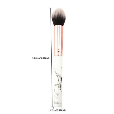 1 Pcs Brush Прозрачная ПВХ Мраморная женская косметичка дорожные кисти для макияжа прозрачная коробка кисточка мыть мешок водонепроницаемый губная помада косметичка - Цвет: 1 Pcs Brush