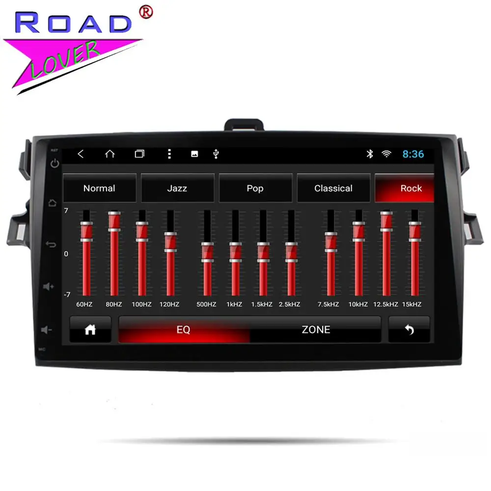 Автомобильный Радио Android 8 1 DVD мультимедийный плеер авторадио для Toyota New Corolla 2007