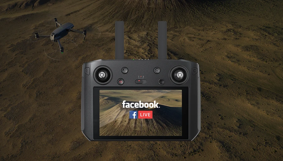 DJI Smart контроллер 5,5 дюйма 1080p OcuSync 2,0 настраиваемая Android система поддерживает вечерние приложения, совместимые с Mavic 2