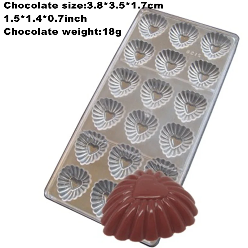 GB2156 Goldbaking кофе были шоколадные формы лист Конфеты Плесень Новое поступление поликарбонатные шоколадные формы - Цвет: GB2156