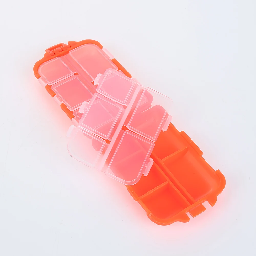 JOSHNESE бренд Fly рыболовная приманка ложка новинка 10 отделений чехол для хранения