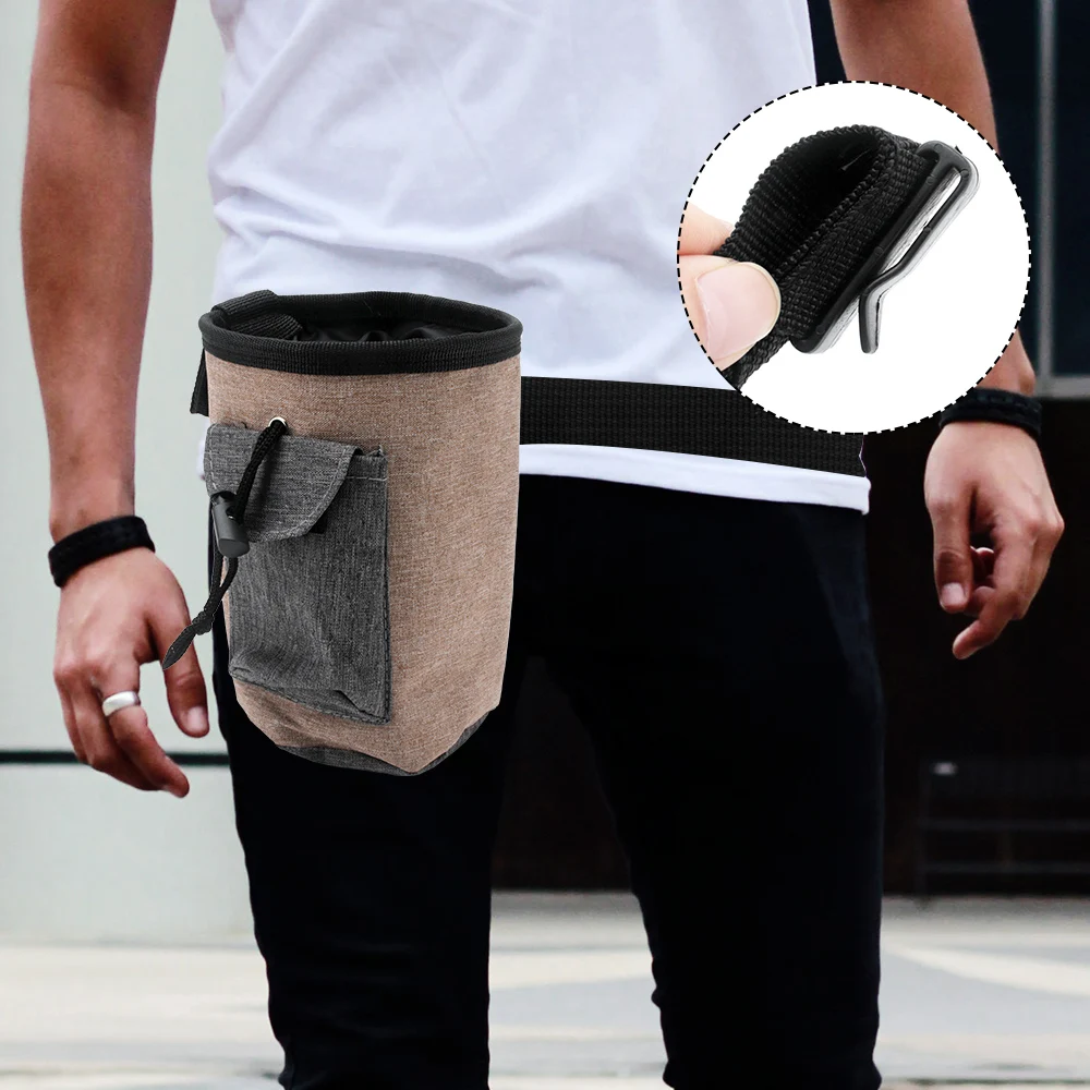 Сумка поясная портативная для собак водонепроницаемая тканевая сумка