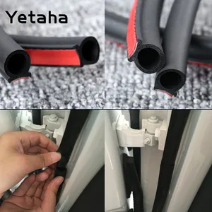 Уплотнительная лента Yetaha для автомобильных дверей, 8 м, резиновое уплотнение, звукоизоляция, водонепроницаемая, Пыленепроницаемая, для стекол и двигателей