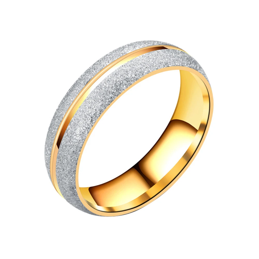 Модные матовые свадебные украшения из нержавеющей стали|ring stainless|ring stainless steelstainless