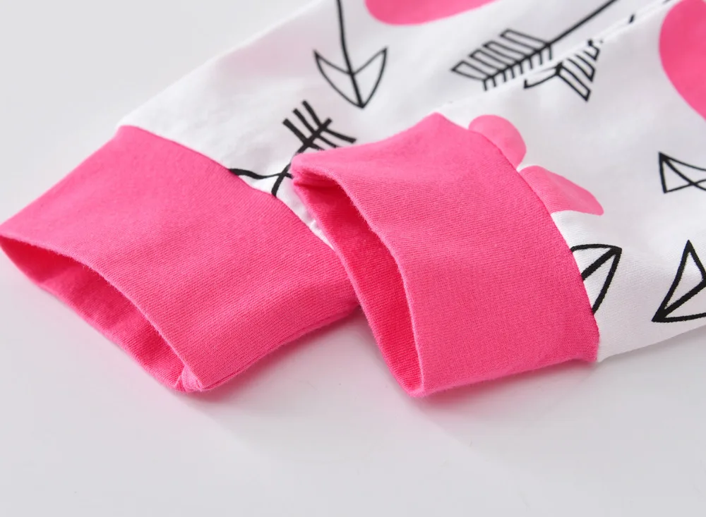 Комплект одежды из 3 предметов для новорожденных девочек Осенний хлопковый