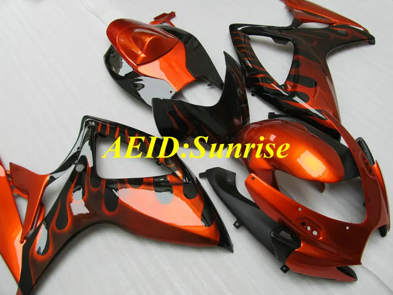 Комплект обтекателей под давлением для SUZUKI GSXR600 750 K6 06 07 GSXR 600 2006 2007 ABS красный