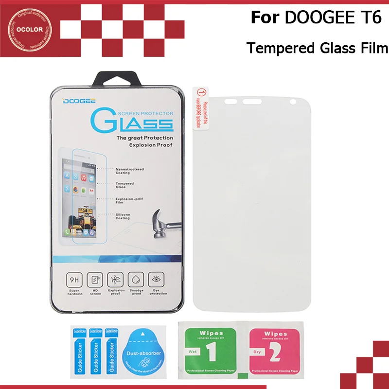 Новое поступление Оригинальная Для Doogee T6 стальная пленка из закаленного стекла