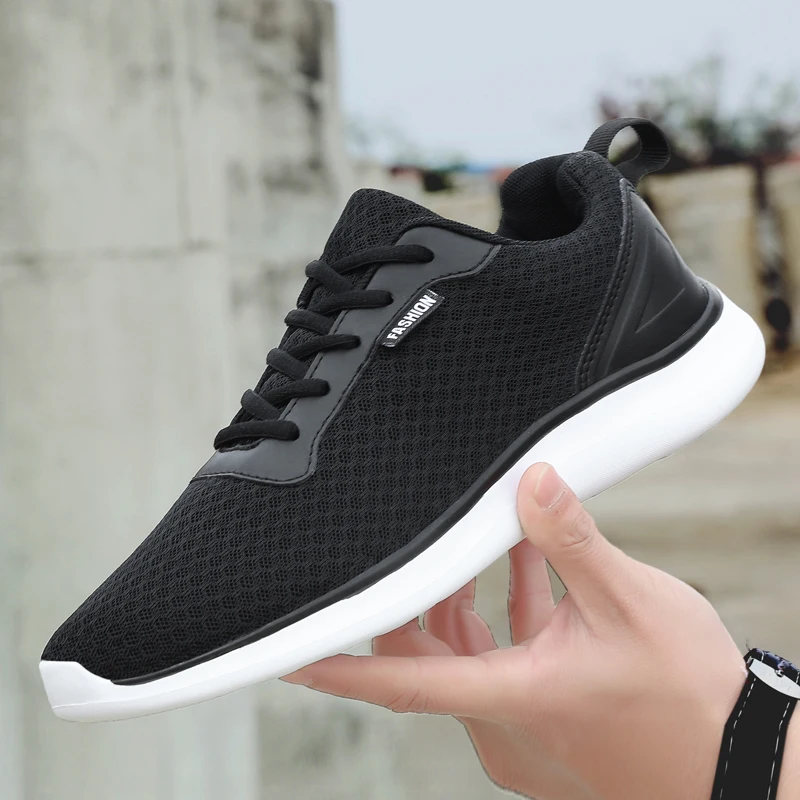 2019 New Arrival Sneakers Men Casual Shoes Comfortable Mesh Platform Large Size 48 zapatillas hombre | Обувь