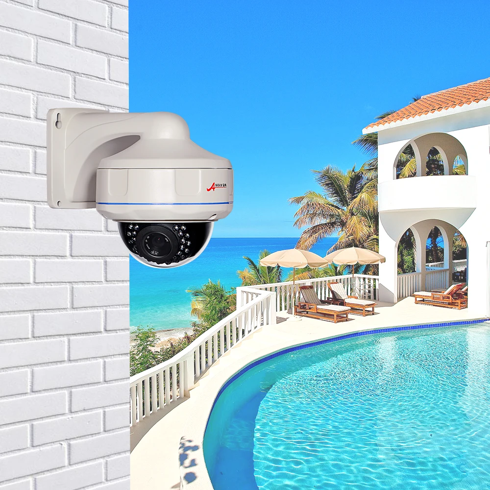 ANRAN HD 2.0MP Dome Camera POE IP CCTV H.264 Indoor Vandalproof Security 1920*1080 Full P2P Onvif | Безопасность и защита