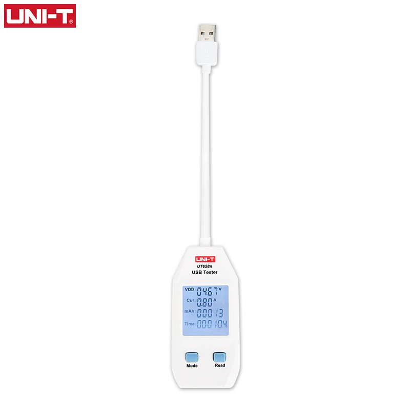 UNI-T Цифровой вольтметр USB тестер амперметр измеритель емкости тока доктор для