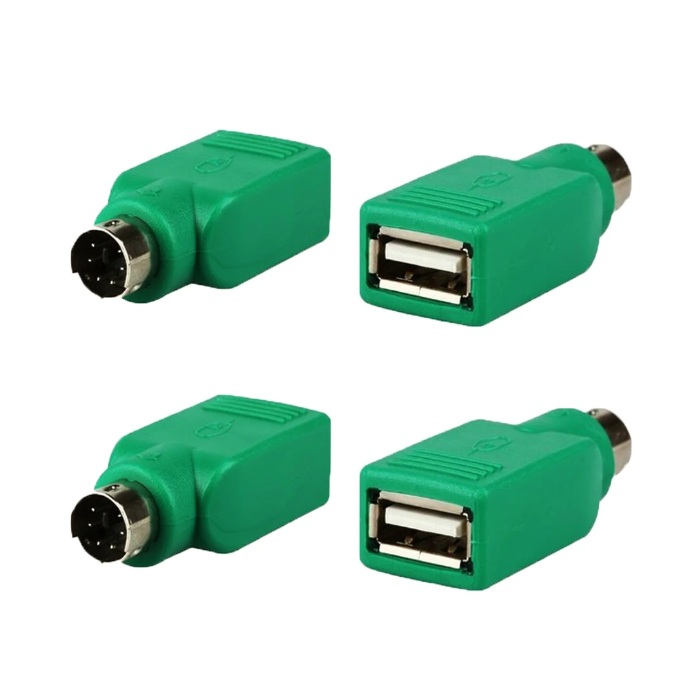 10 шт. в партии USB адаптер PS/2 интерфейс конвертер PS 2 к головка U порт переключатель