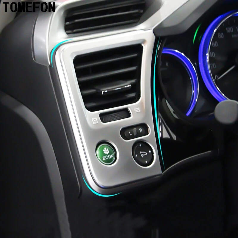 Для Honda New City LHD 2014 2015 2016 автомобильный Стайлинг ABS Хромированная наклейка на