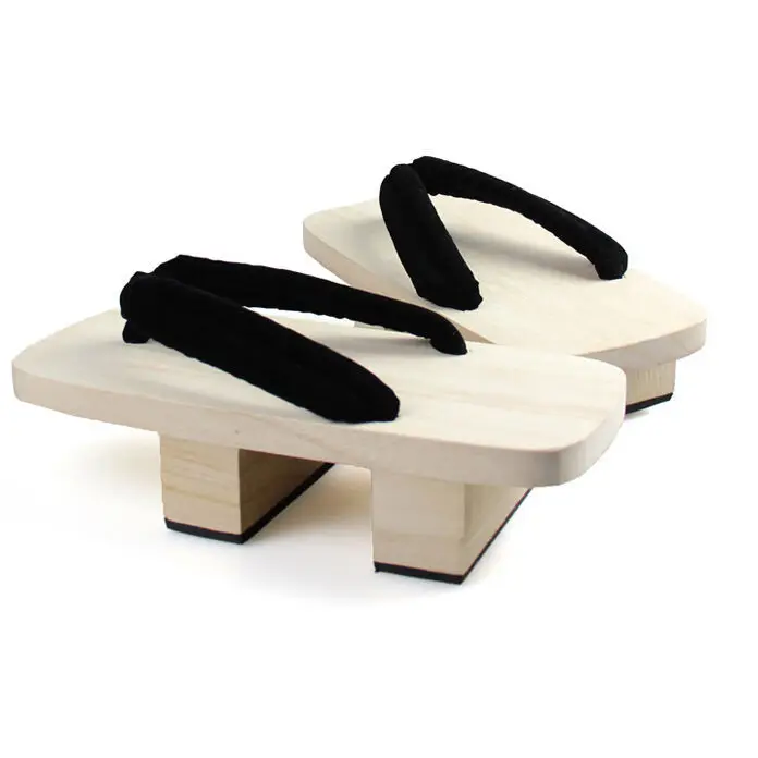 

[wamami] Men Adult Wood Yukata Kimono Timber Shoes Sandals Cosplay Geta 24.5cm