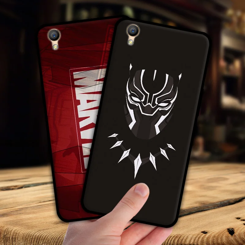 Чехол mosirui для OPPO A37 neo9 с изображением героя Марвел Дэдпула Человека-паука Черная
