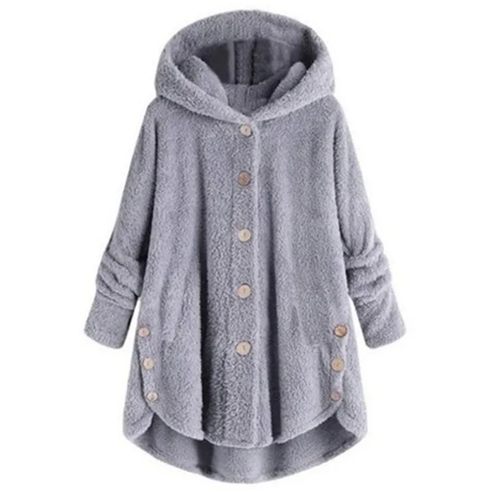 Женская куртка, Осень-зима, новая мода, меховое пальто размера плюс, 5XL, теплая пушистая куртка, пальто, свитер, верхняя одежда для женщин C65