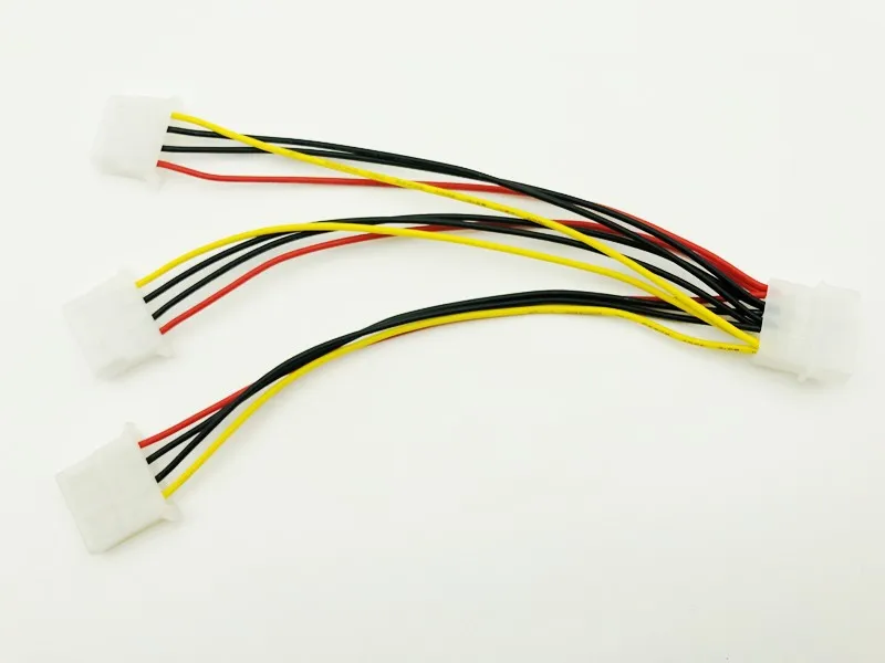 Высококачественные 4 контактные силовые кабели IDE контактный разъем Molex папа 3