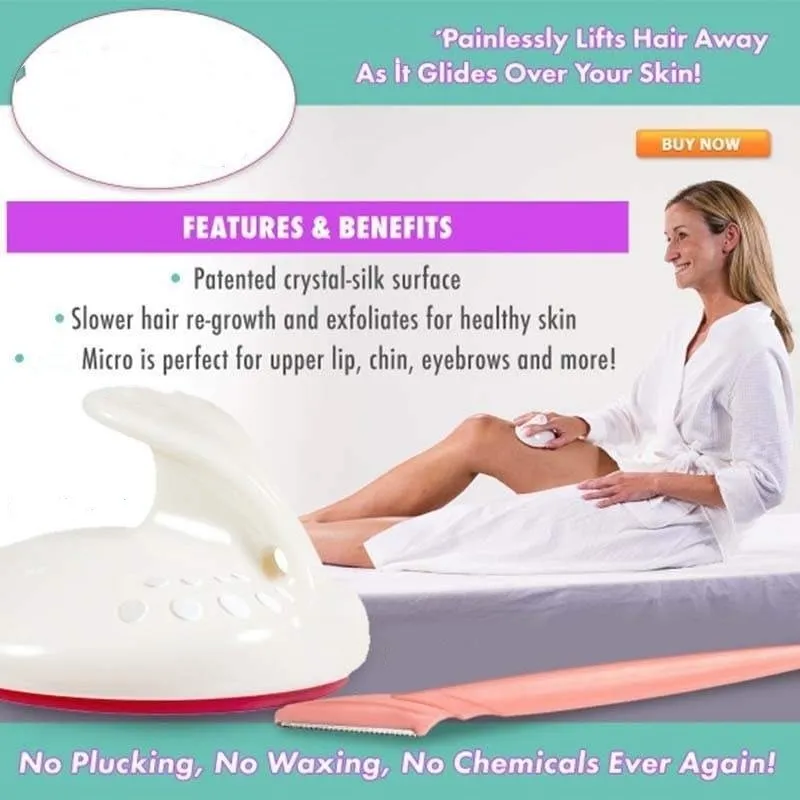 Новинка 2018 средство для удаления волос Nina Silk Advanced Absorbent Crystal Surface инструмент