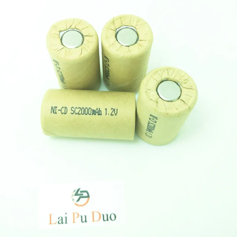 LPD 6 шт/1 лот NI-CD SC 2000mah 1 2 V 2017 новейший 100% оригинальный электроинструмент батарея