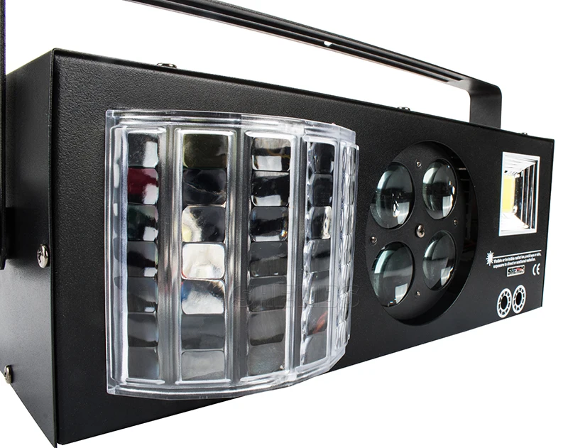 Хорошее качество светодиодный лазерный стробоскоп 4в1 DMX512 сценический эффект света хорошо для DJ диско день рождения вечеринки Свадебные украшения клубов и бара