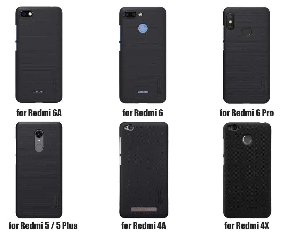 Чехол для Xiaomi Redmi Nillkin Super Frosted Shield 4X 4A Prime твердая задняя крышка 5 Plus 6 6A Nilkin чехол