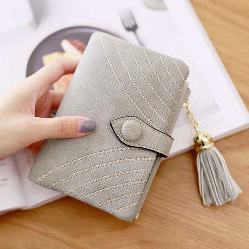 Леди bei брендовый дизайнерский короткий клатч кошелек винтажный матовый женский