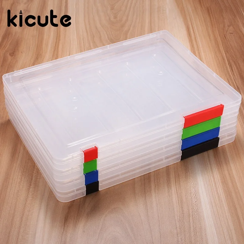 Kicute, уникальный, A4, прозрачный файл, прозрачный, для документов, пластиковый, чехол для документов, Настольная бумага, органайзеры, держатели, коробка для хранения, офисные, школьные принадлежности