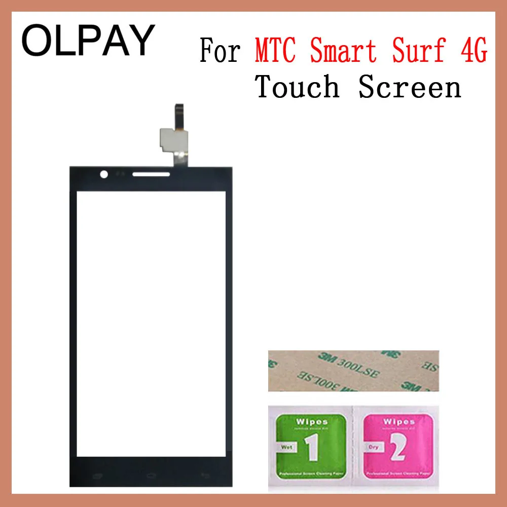 5 0 `` 100% новый для MTC Smart Surf 4G сенсорный экран дигитайзер панель передняя внешняя