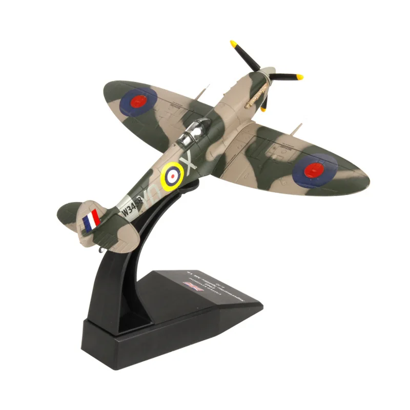 1:72 Spitfire Истребитель модель Второй мировой войны самолета из сплава