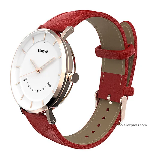 Lenovo watch S умные кварцевые часы с кожаным ремешком 5ATM водонепроницаемые монитором