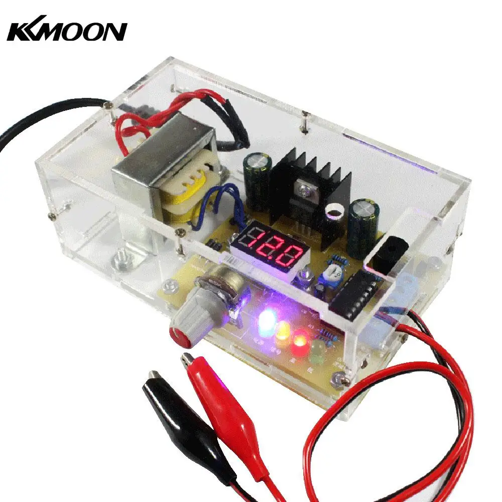 LM317 1 25 V 12V постоянного регулируется Напряжение Питание DIY Kit ЕС|eu|eu power |