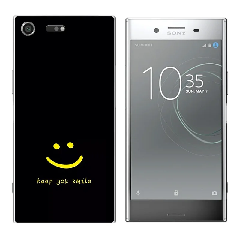 Новый чехол для Sony Xperia XZ Премиум мягкий TPU с принтом &quotволны&quot Premium G8141 G8142 задняя