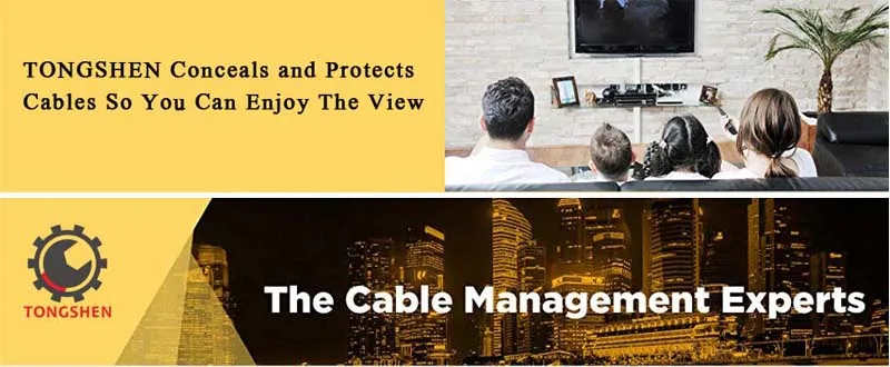 Pink Flat Screen TV Cord Cover Kit Wall Mount TV Cable Concealer Cord Cover Raceway Kit to Hide Cables PP Wiring Cable Duct