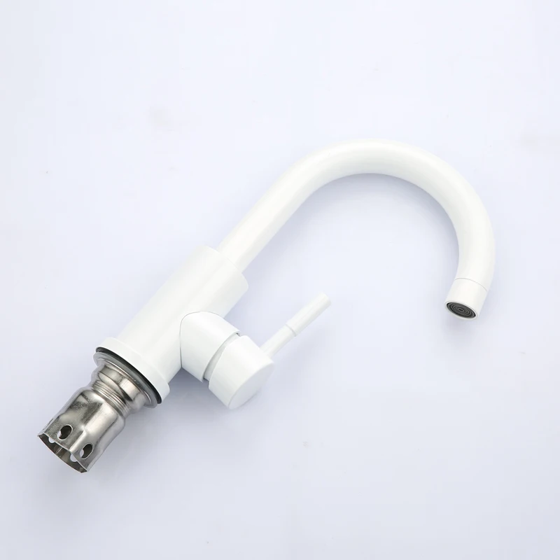 Отделку белая раковина для ванной комнаты кран нержавеющая сталь горячей и