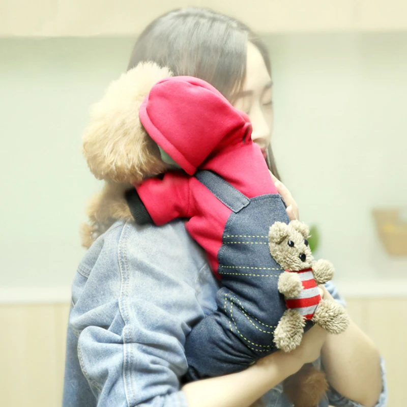 Лучшая детская одежда для собак с Микки зимняя ветрозащитная Теплая Лыжная