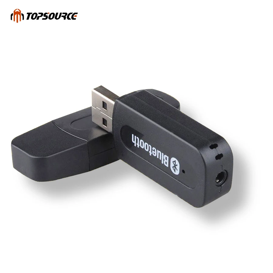 TOPSOURCE USB Aux Bluetooth автомобильный комплект аудио приемник адаптер 3 5 мм один выход