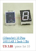 10 шт./лот) 18 шпильки 5621BB 0,56 дюймов 2 знака после запятой биты 7-сегментный синий светодиодный Дисплей общий анод цифровой Дисплей