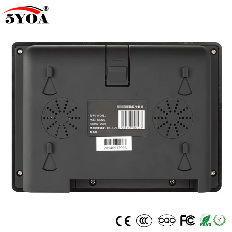 TCP IP биометрический сканер отпечатков пальцев время и часы рекордер цифровой