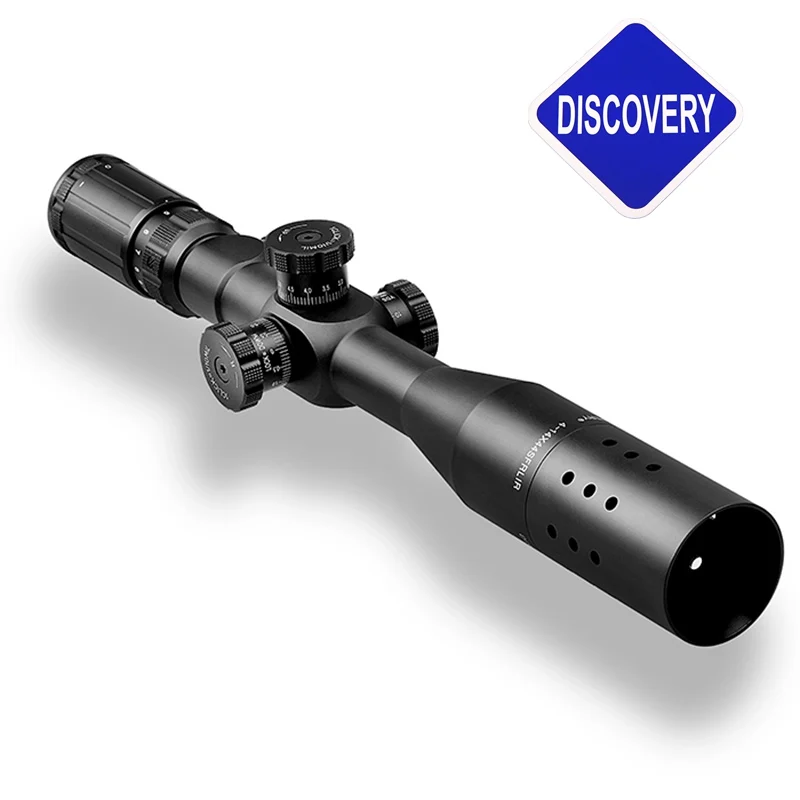 Горячий оптический прицел открытие FFP 4-14X44SF охота для Chasse цель Оптика пистолет Caza