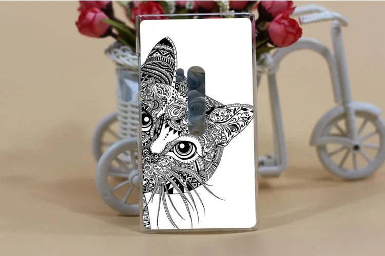 Модный 3d крутой чехол с животными diy для nokia lumia 920 мобильный телефон Bag задняя