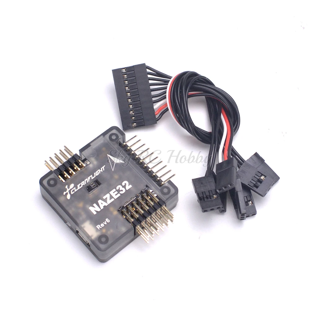 Naze32 Naze 32 Rev6 6DOF с припаянным штырьком плата контроллера полета с оболочкой для FPV 250 220 QAV-X 214 мм FPV RC гоночный Дрон
