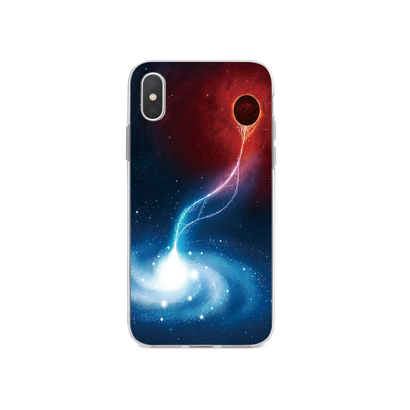 Чехол для Телефона iPhone 6 6S 7 8 Plus 5 5S SE чехол Вселенная молочный путь с рисунком