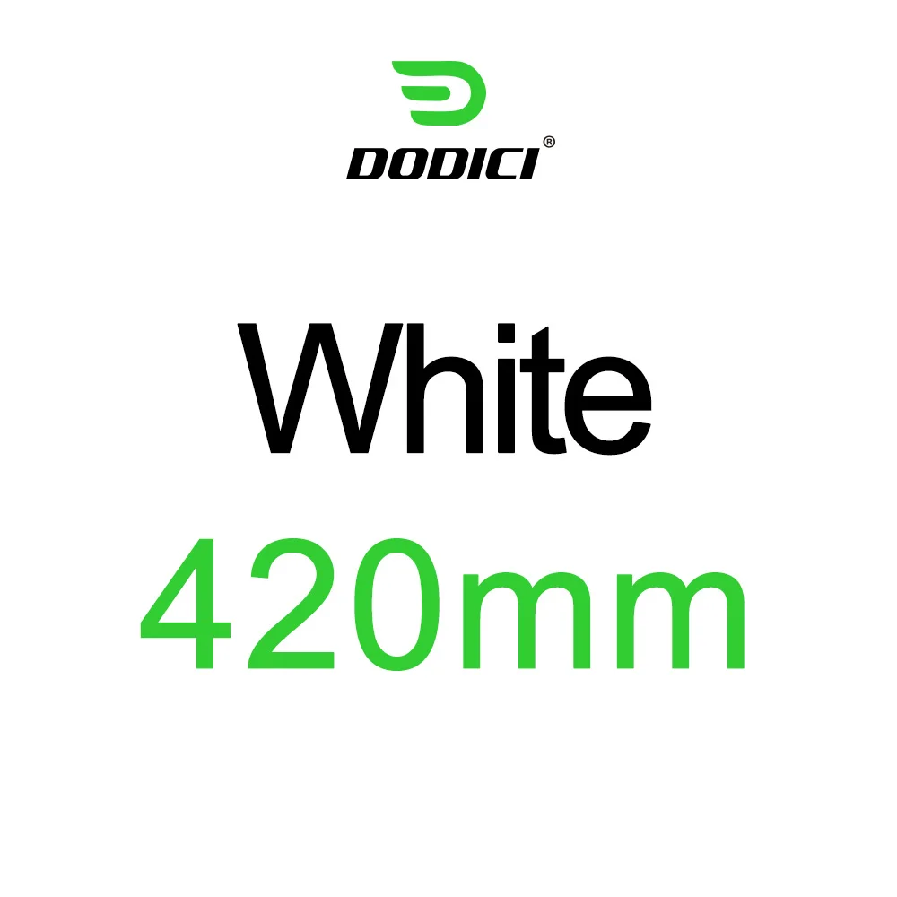 White Gloosy 420mm DODICI углеродистая рукоятка для дорожного велосипеда Руль Ручка barsbent бар карбоновый шоссейный руль труба из углеродистого волокна 3 K мрачный 31,8*400/420/440 мм - Цвет: White Gloosy 420mm