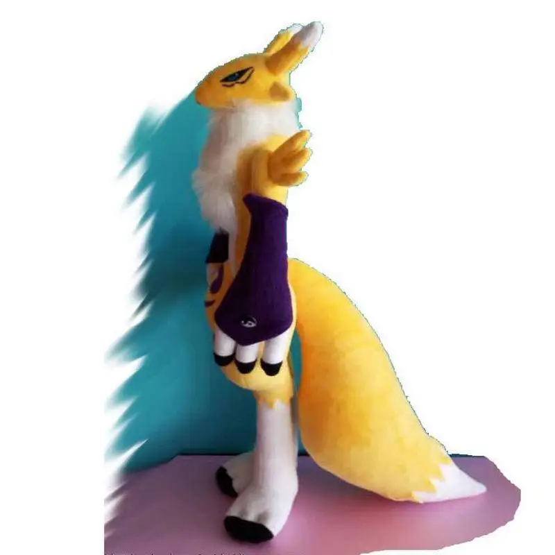 Гигантская мягкая плюшевая игрушка Renamon ручной работы Цифровой Монстр дигимон