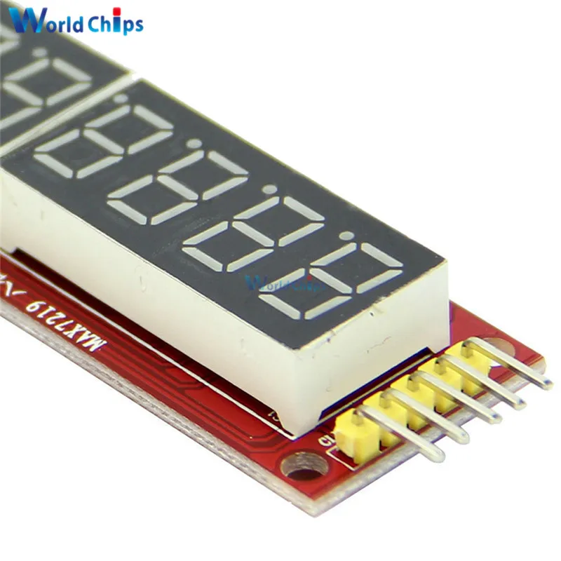 MAX7219 8 значный светодиодный дисплей 7 сегментный цифровой модуль управления SPI для