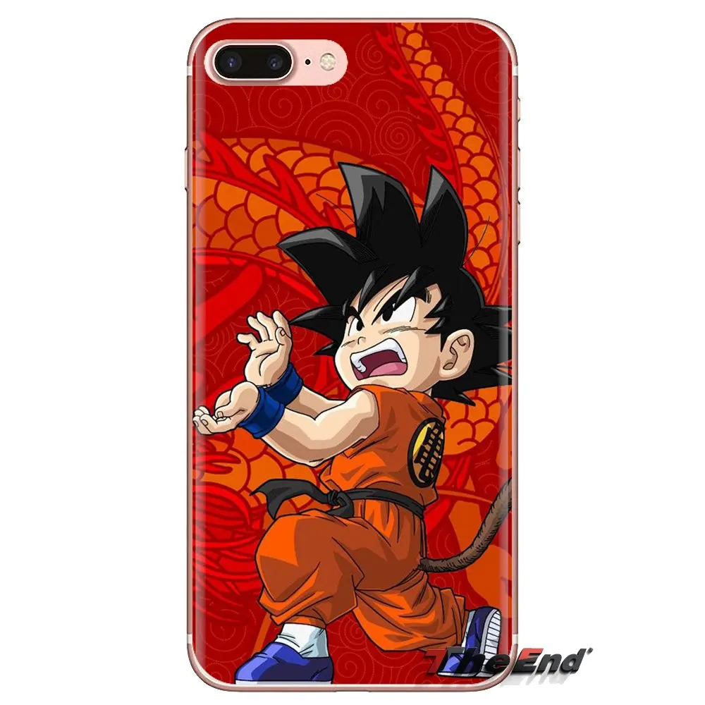 For LG G3 G4 Mini G5 G6 G7 Q6 Q7 Q8 Q9 V10 V20 V30 X Power 2 3 K10 K4 K8 2017 Son Goku Dragon Ball Transparent Soft Cases Covers |