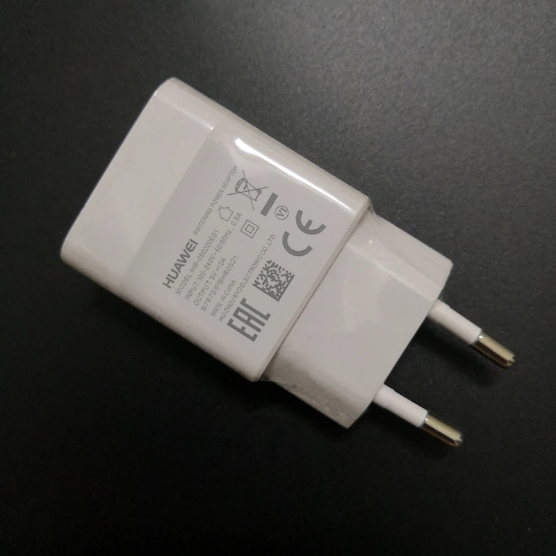 Оригинальный USB адаптер для быстрой зарядки HUAWEI 5 В/2 А кабель передачи данных P30 Lite
