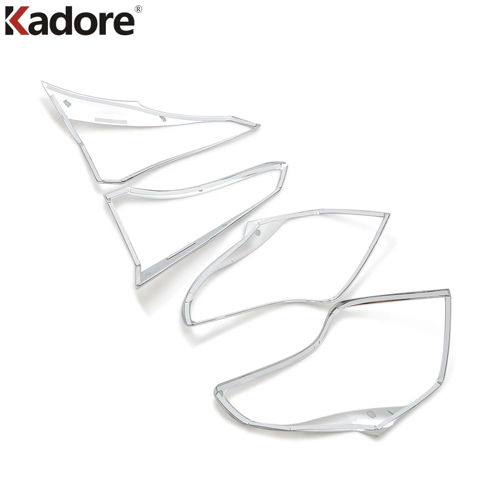 For Toyota RAV4 RAV 4 2016 2017 ABS Chrome Rear Tail Light Lamp Taillight Cover Trim Frame Taillamp Sticker Accessories | Автомобили и