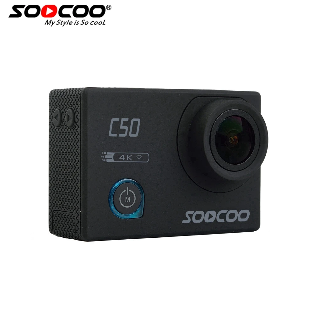 Soocoo c50 4К спорт камера wifi гироскопа регулируемые углы обзора ntk96660 30 м